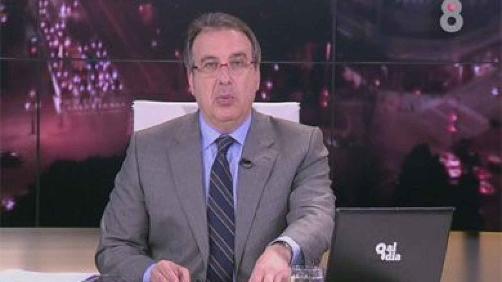 El periodista de 8TV Josep Cuní