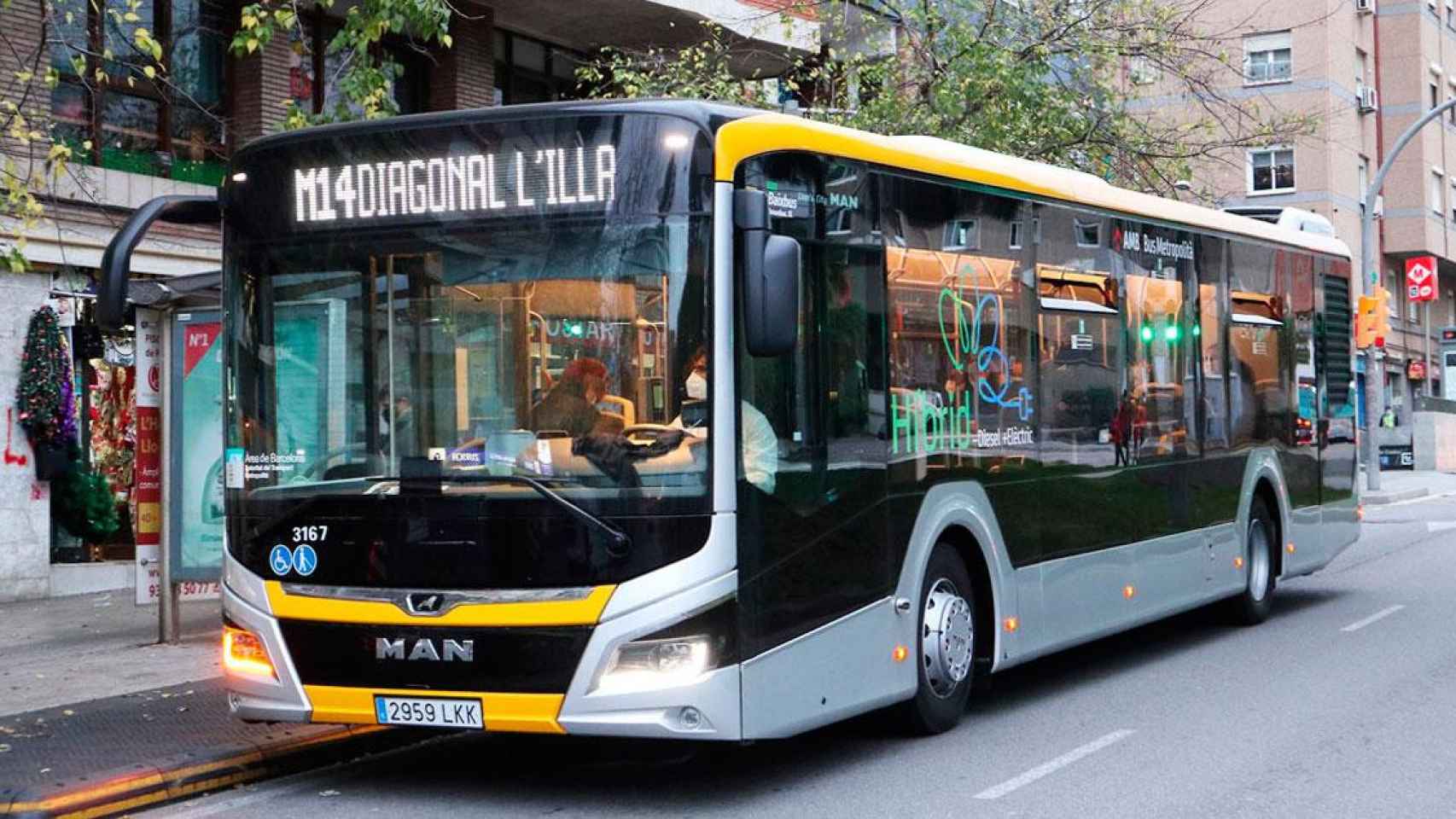 Un bus de Rosanbus, compañía que opera el bus del Baix Llobregat / Cedida