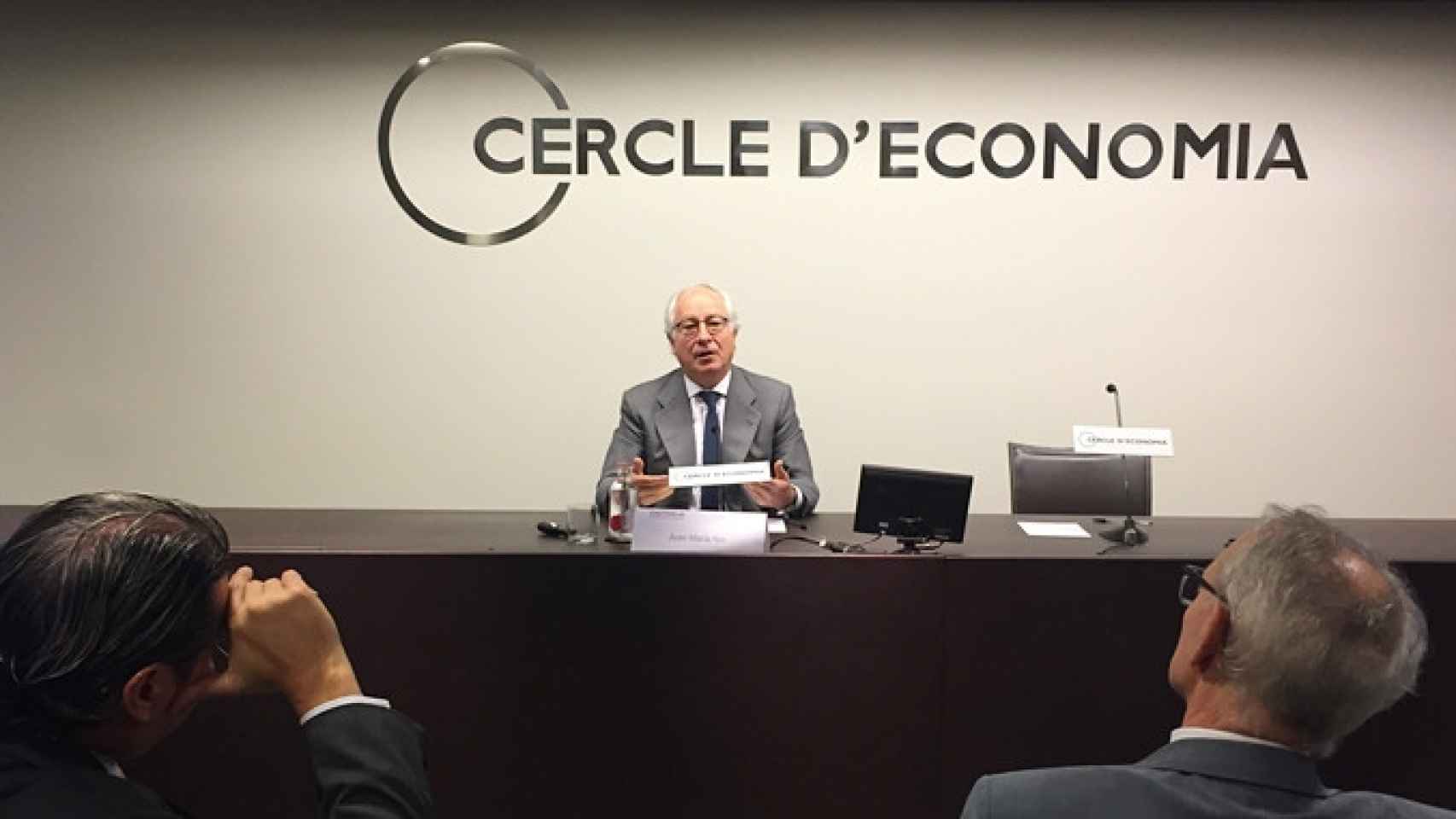 Juan María Nin, consejero de Société Générale y de la cadena de supermercados DIA en el Círculo de Economía de Barcelona / CG