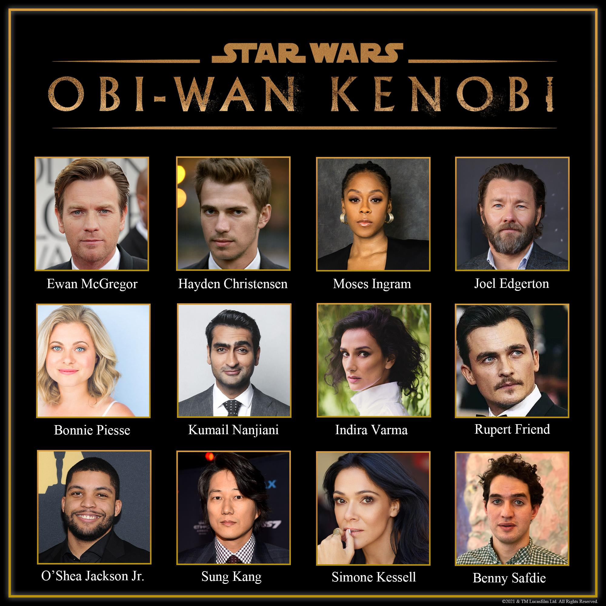 El reparto de la serie 'Obi-Wan Kenobi' / DISNEY+
