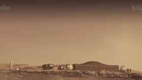 Representación visual en Marte del concepto 'Mars Dune Alpha' / EP