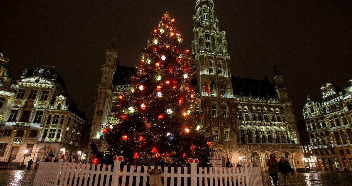 Mercadillo de Navidad en Bruselas