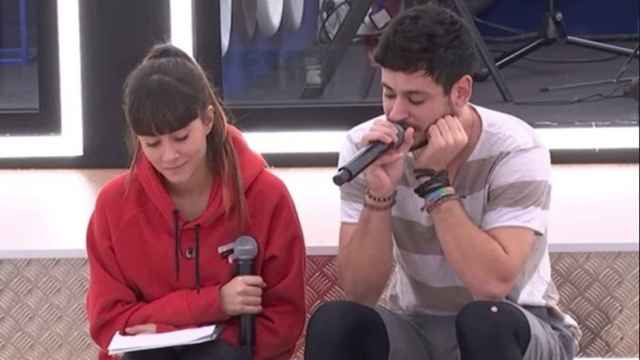 Una foto de archivo de Aitana y Cepeda juntos en la Academia