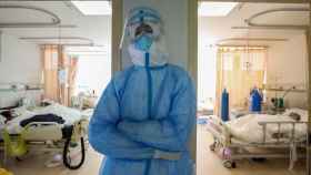 Un enfermero de un hospital de China durante la crisis del coronavirus / EFE