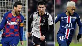 Messi, Cristiano Ronaldo y Neymar, jugadores mejor pagados del fútbol mundial | Redes