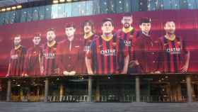 Publicidad de Qatar Airways en el Camp Nou / METRÓPOLI ABIERTA