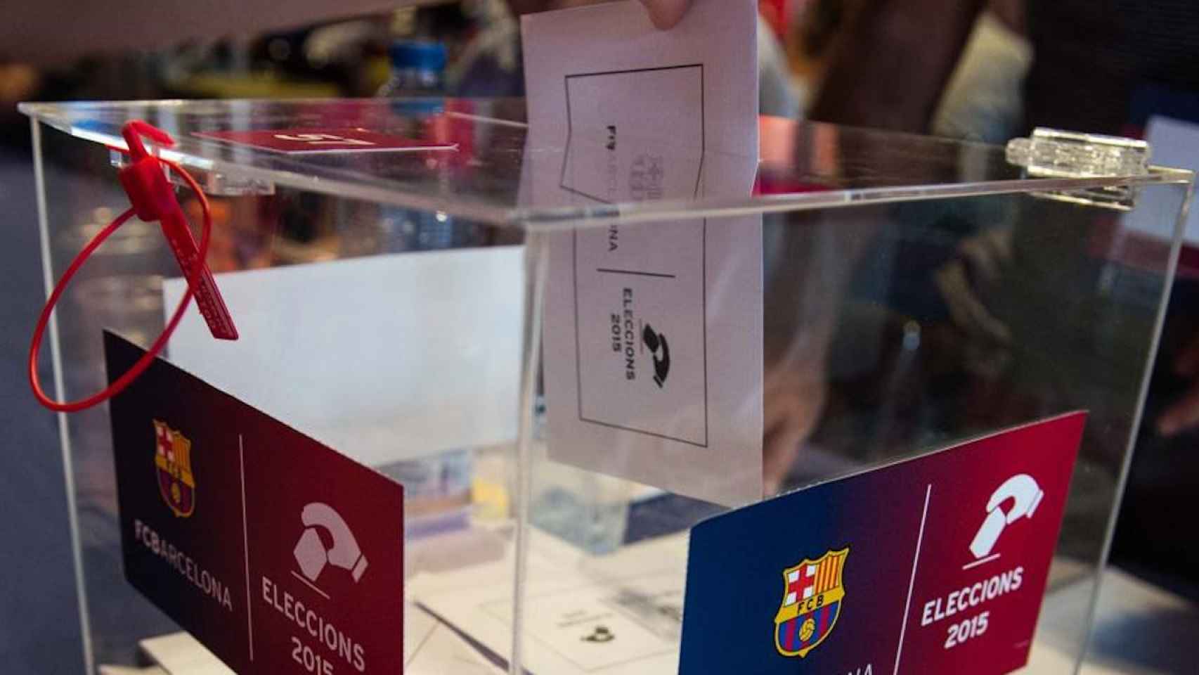 Imagen de archivo de las últimas elecciones a la presidencia del Barça / EFE