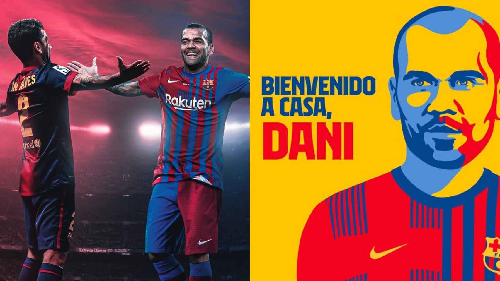 Dani Alves, el nuevo fichaje del FC Barcelona / CM