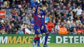 Anotine Griezmann celebrando su gol con el Barça contra el Alavés / FC Barcelona