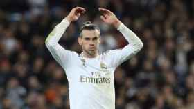 Bale lamentando una ocasión con el Madrid / EFE