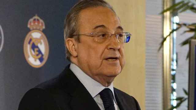 Florentino Pérez en un acto público del Real Madrid / EFE