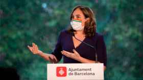 Ada Colau, alcaldesa de Barcelona, en una comparecencia pública anterior / EFE