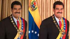 Las fotografías de Maduro, antes y después de los retoques de José Carlos Gómez / JCG