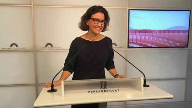 Eva Granados (PSC) en sus declaraciones sobre la moción de censura a Torra / EUROPA PRESS