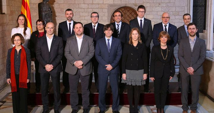 Los miembros del Govern en una foto en el 2016 / EFE