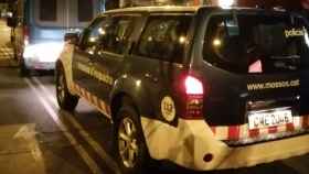 Vehículos de la policía catalana durante el dispositivo / MOSSOS D'ESQUADRA