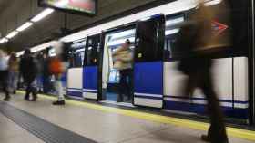 Una de las paradas de metro en Madrid / EFE
