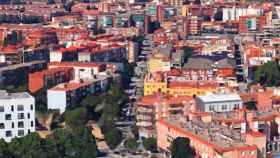 Vista aérea de la avenida Barcelona de Santa Perpétua / CG