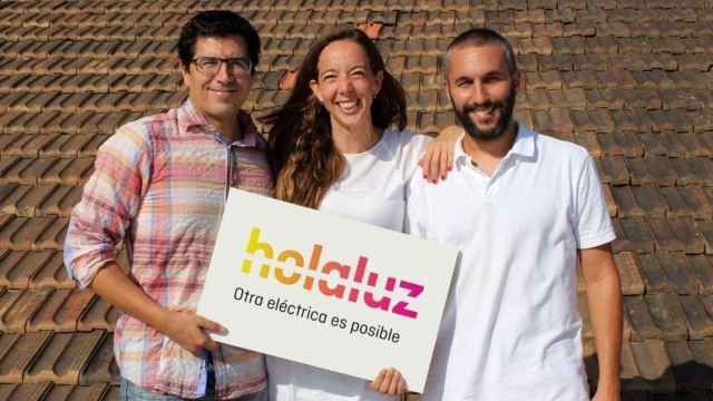 Ferran Nogué, Carlota Pi y Oriol Vila, fundadores de Holaluz / EUROPA PRESS