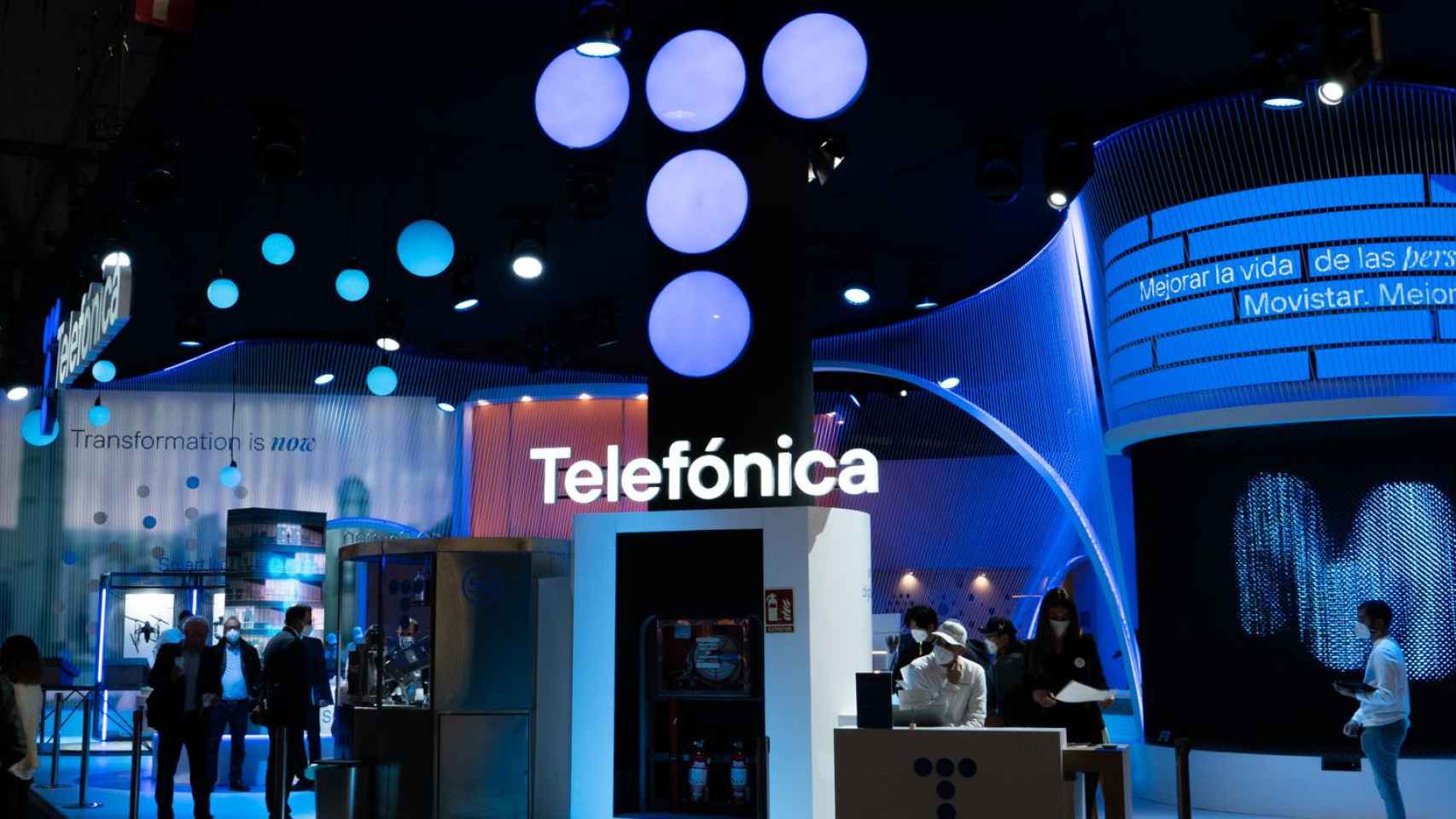 Stand de Telefónica en el Mobile World Congress / LUIS MIGUEL AÑÓN (CG)