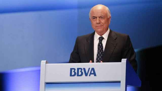 El presidente del BBVA, Francisco González