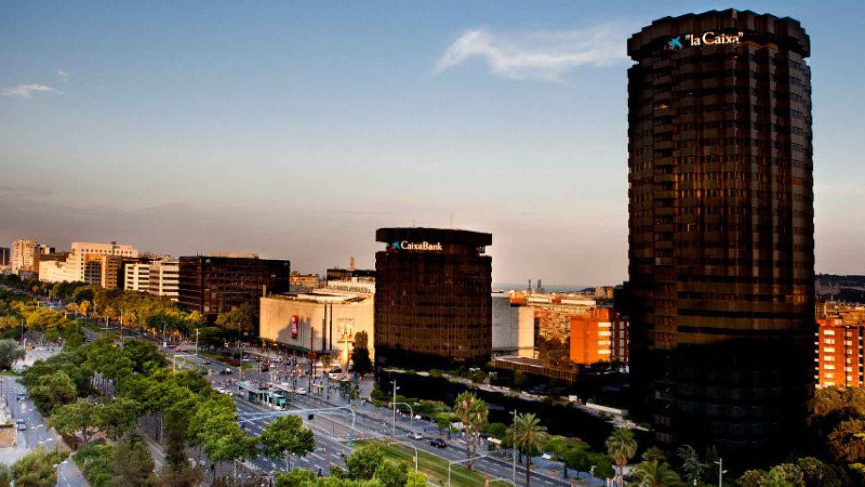 Sede central de Caixabank, en la avenida Diagonal de Barcelona.