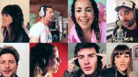 Algunos famosos cantando desde su casa 'Resistiré', contra el coronavirus