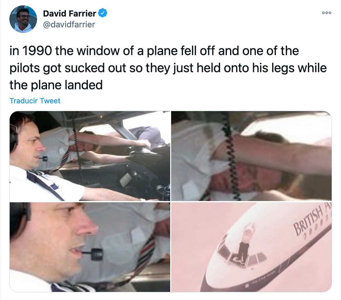 El tweet de David Farrier sobre la succión del capital / TWITTER