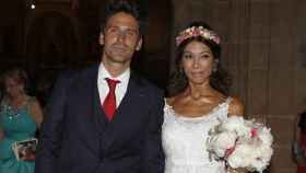 Guillermo Martín y Lidia Reyes, concursantes de Operación Triunfo, el día de su boda / TWITTER