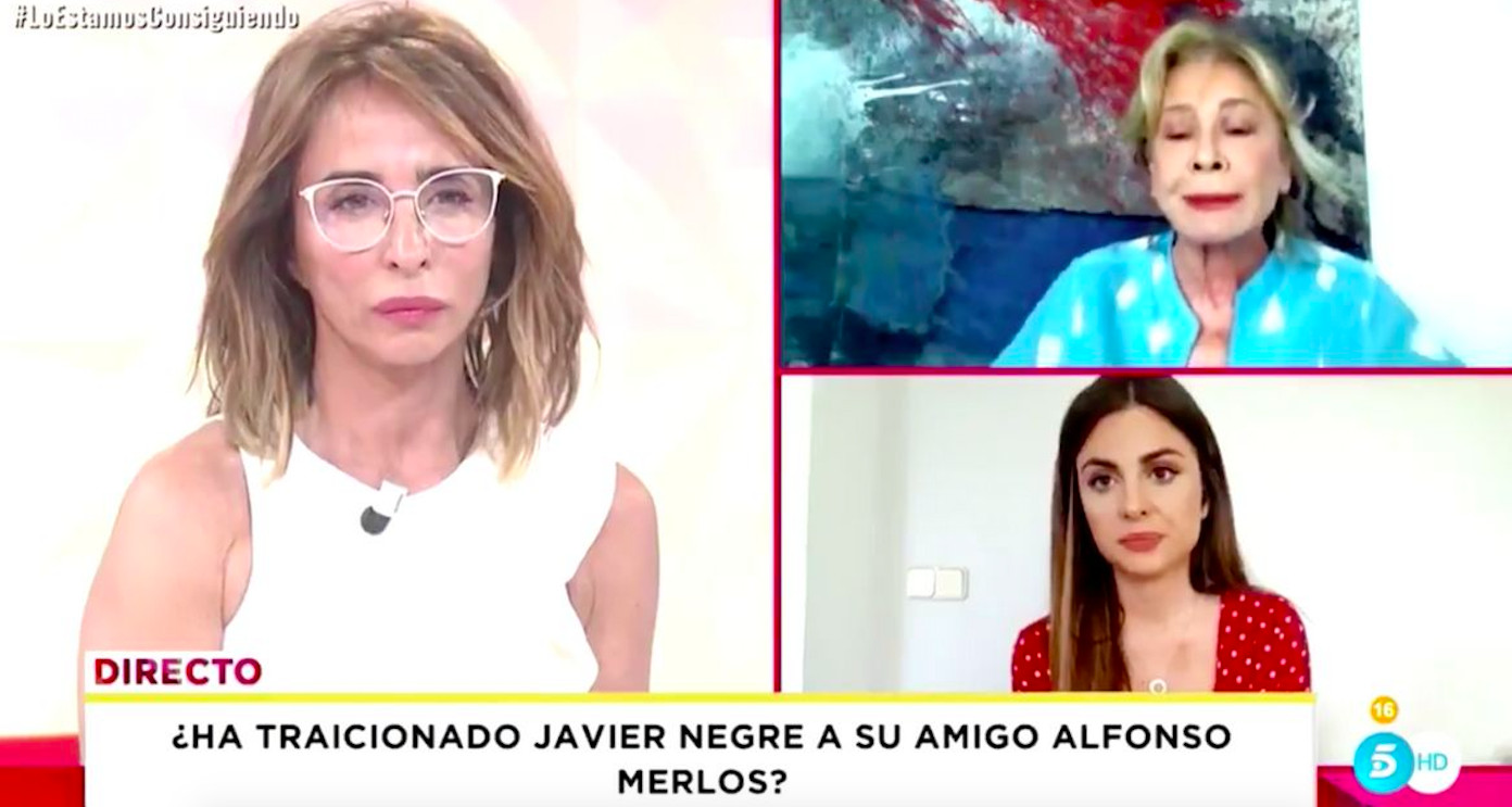 Mila Ximénez atiza a Alexia Rivas en pleno directo de 'Socialité' / MEDIASET