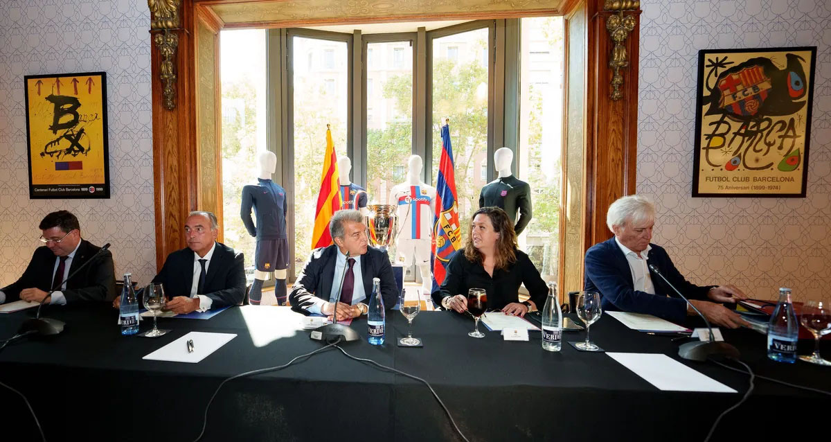 La junta directiva del Barça de Laporta reunida en reunión ordinaria / FCB