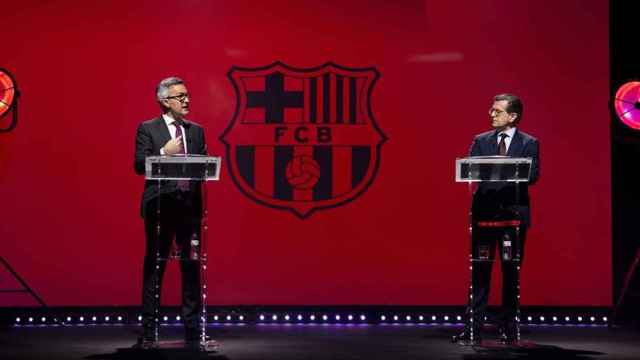 Víctor Font y Toni Freixa, en el debate de Barça TV | FCB