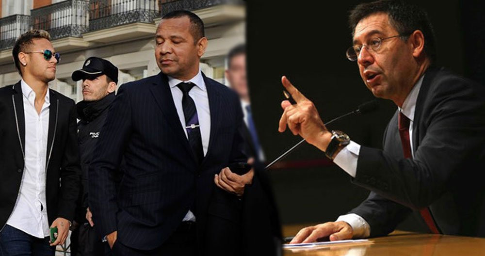 Neymar acude con su padre a los tribunales haciendo caso omiso a las advertencias de Bartomeu / MONTAJE CULEMANIA