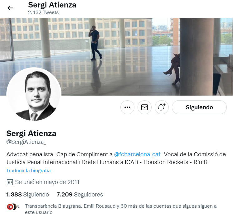 Sergi Atienza ya ejerce como compliance officer del Barça / REDES