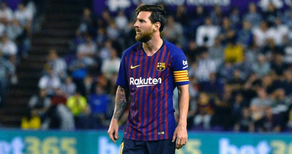 Leo Messi durante la disputa de un partido del Barça / EFE