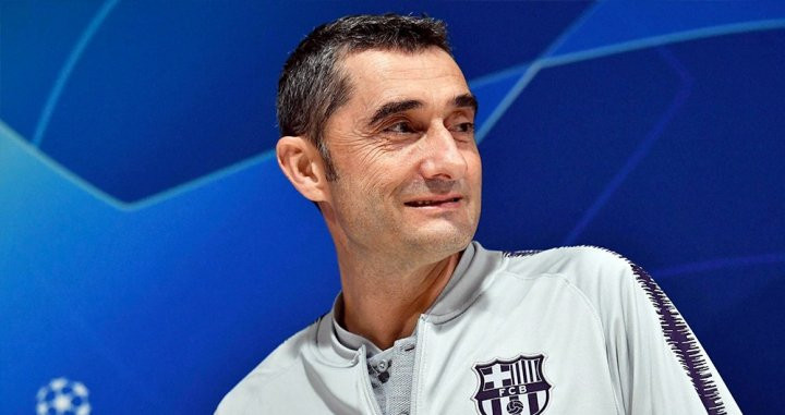 El entrenador del Barça, Ernesto Valverde / EFE