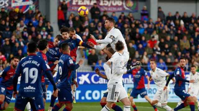 Una imagen del Huesca-Real Madrid de la primera vuelta / EFE