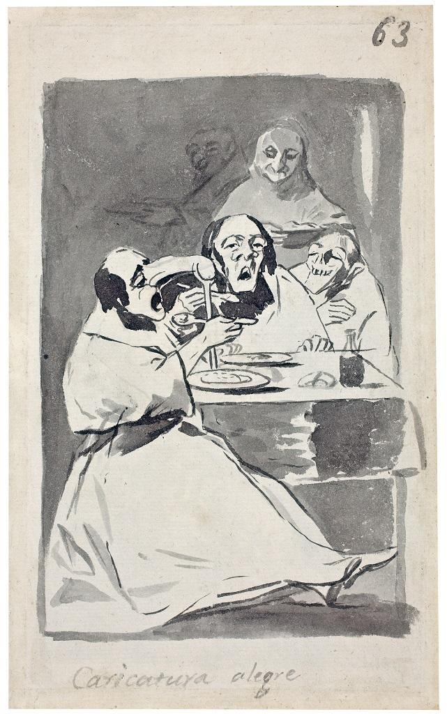 Caricatura alegre, Francisco de Goya / MUSEO DEL PRADO