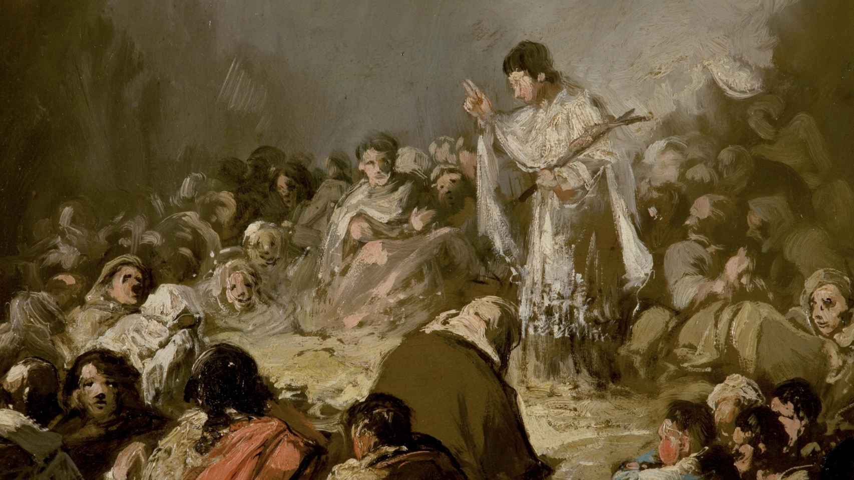 'Sermón en el campo', Eugenio Lucas / MUSEO DEL PRADO