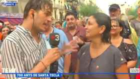 Un reportero de TV3, rechazando repetir su pregunta en castellano a una mujer que no le entendió