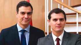 Pedro Sánchez y Albert Rivera en una imagen de archivo / EFE