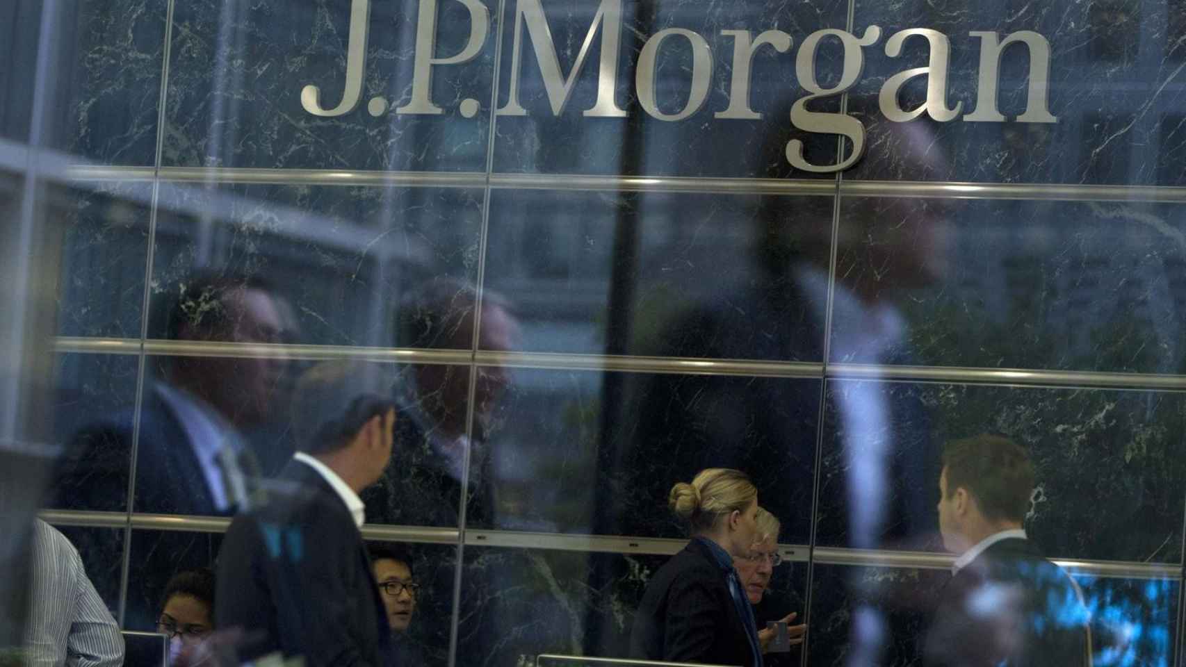 Imagen de las oficinas del banco de negocios JP Morgan