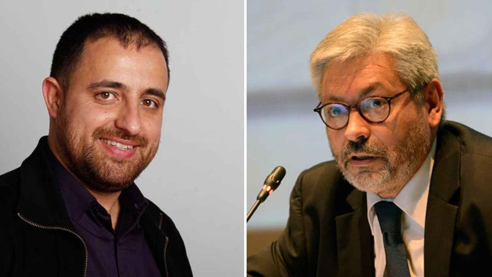 Los nuevos cargos nombrados por el Govern, Fabián Mohedano y Joan Puigdollers.