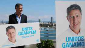 El candidato del PP català, Xavier García Albiol, en la presentación de su lema de campaña para las elecciones del 27S