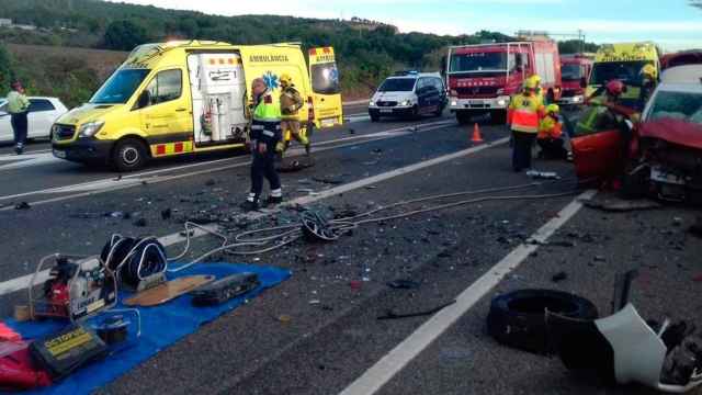 Imagen de archivo de un accidente de tráfico en Tarragona / EP