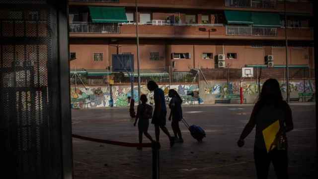 Alumnos en la escuela en tiempo de pandemia / EP