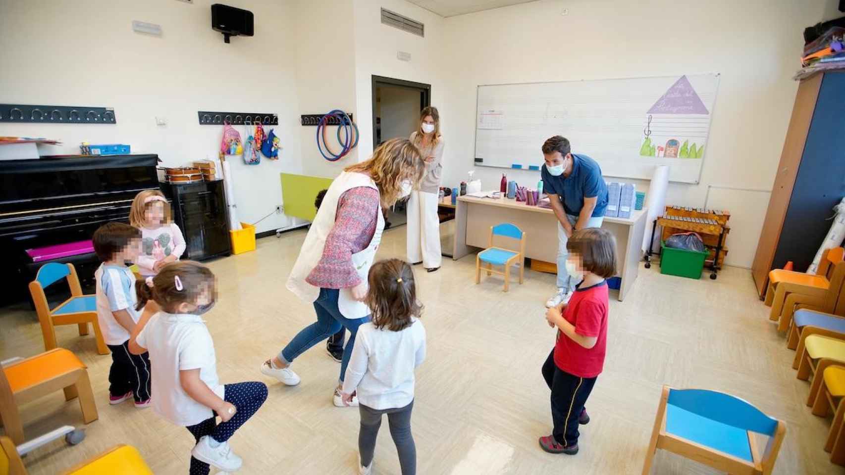 Grupo de infantil de un colegio de Cataluña / EP