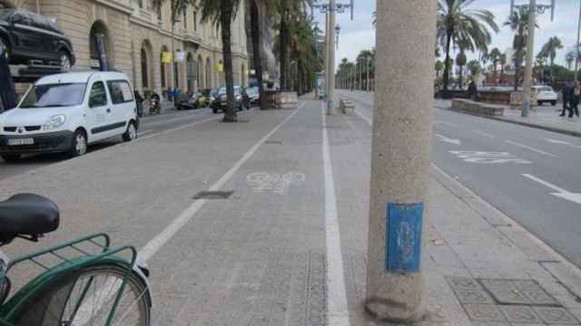 El barrio de Les Corts de Barcelona cuenta con nuevo carril bici / CG