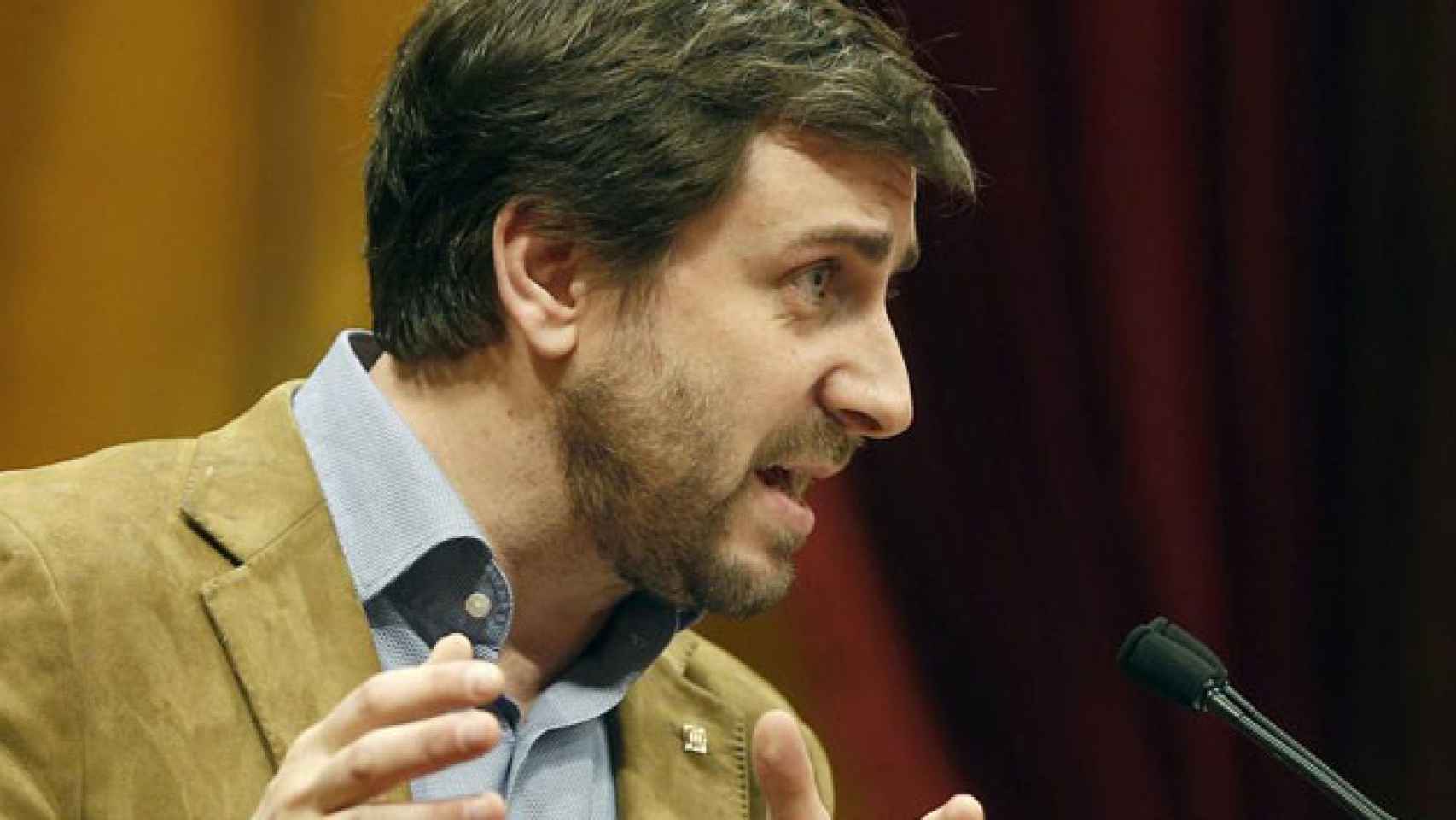 El consejero catalán de Salud, Toni Comín, en una comparecencia anterior en el Parlament / EFE