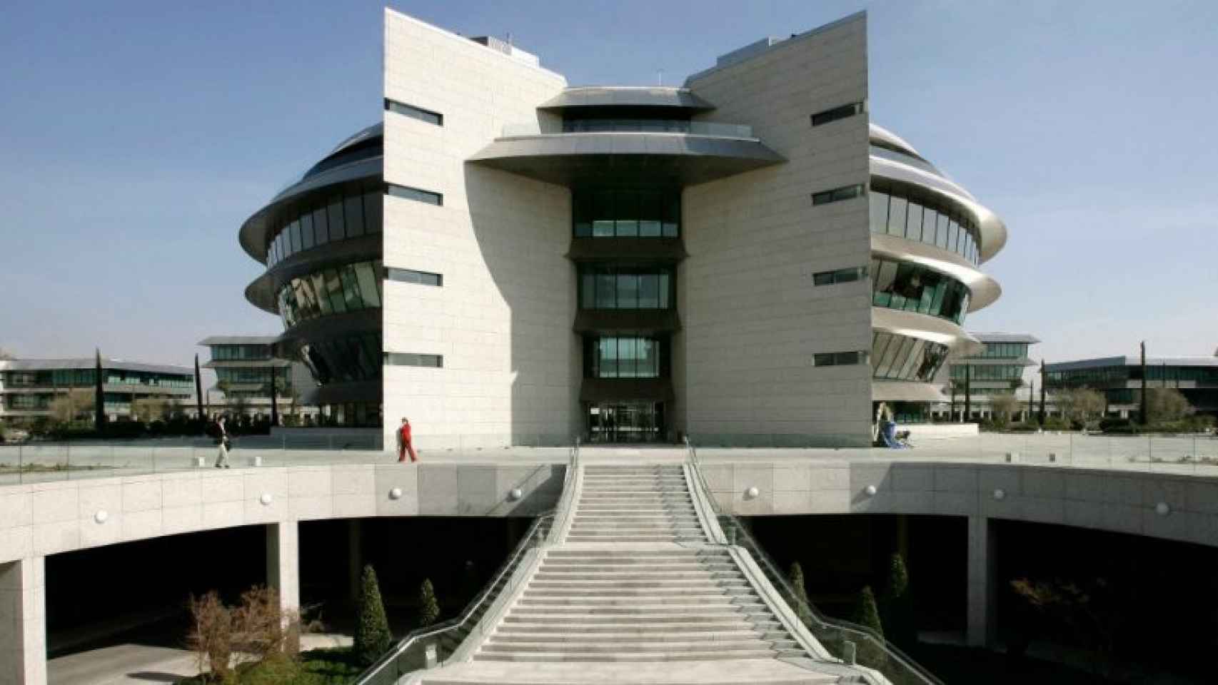 Edificio de la sede del Banco Santander / EFE